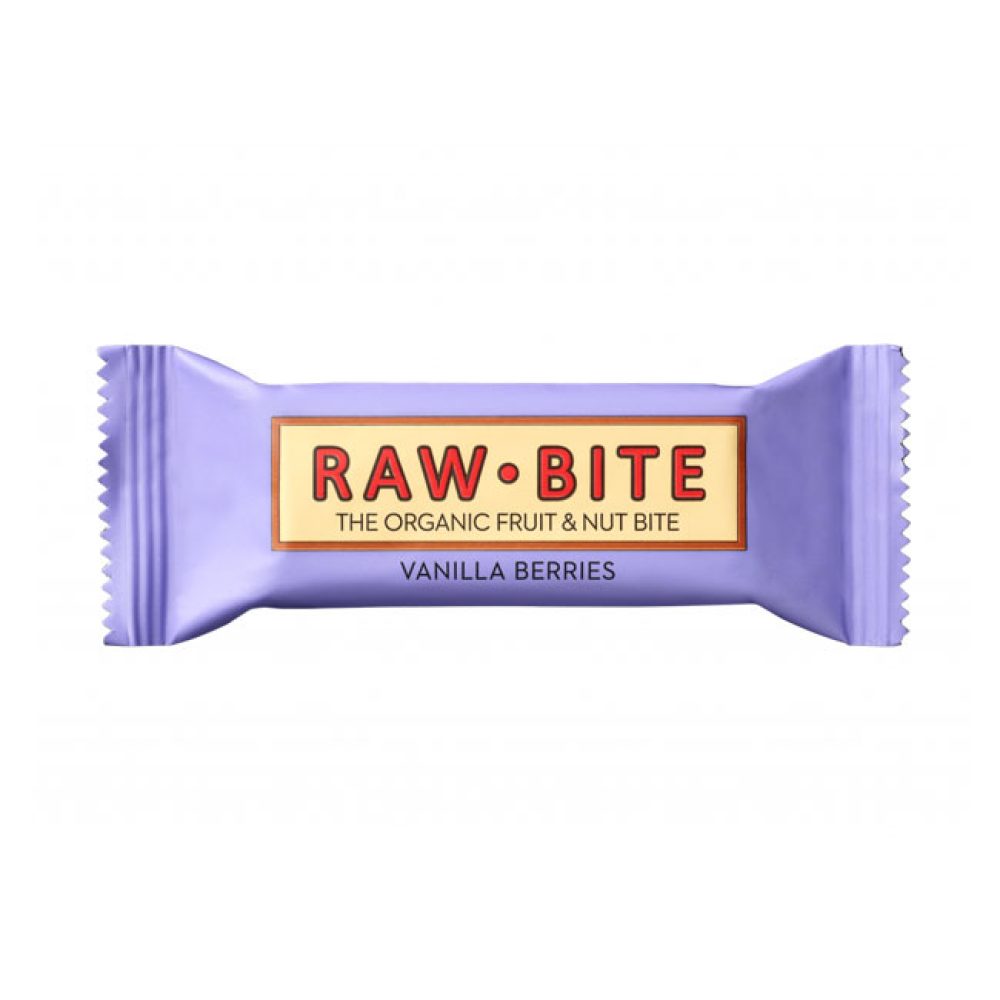 Rawbite baton owocowy z jagodami i wanilia 50g BIO