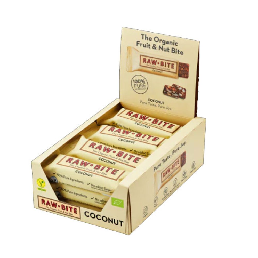 Rawbite baton owocowy z kokosem 50g BIO - obrazek 2